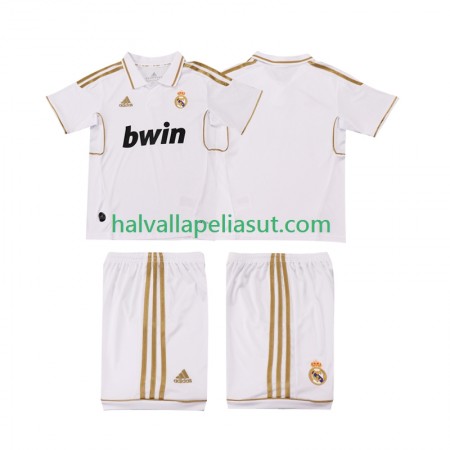 Jalkapallo Pelipaidat/Peliasut Real Madrid 2011 2012 Retro Lasten Kotipaita Lyhythihainen